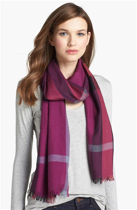 burberry scarf women nordstrom|burberry silk scarf.